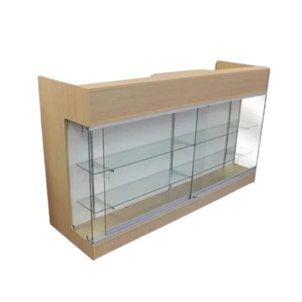 LEDGETOP COUNTER WITH SHOWCASE FRONT