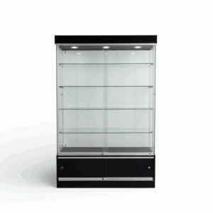 Frameless Wallcase with Wood Top